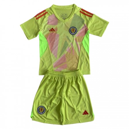 Maglia Scozia Portiere Bambino Euro 2024 Gialla